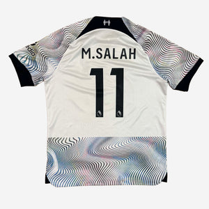 FC Liverpool 2022/23 Salah #11 Auswärts Trikot