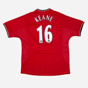 Manchester United 2000-02 Keane #16 Heim Trikot