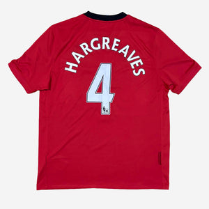 Manchester United 2009/10 Hargreaves #4 Heim Trikot