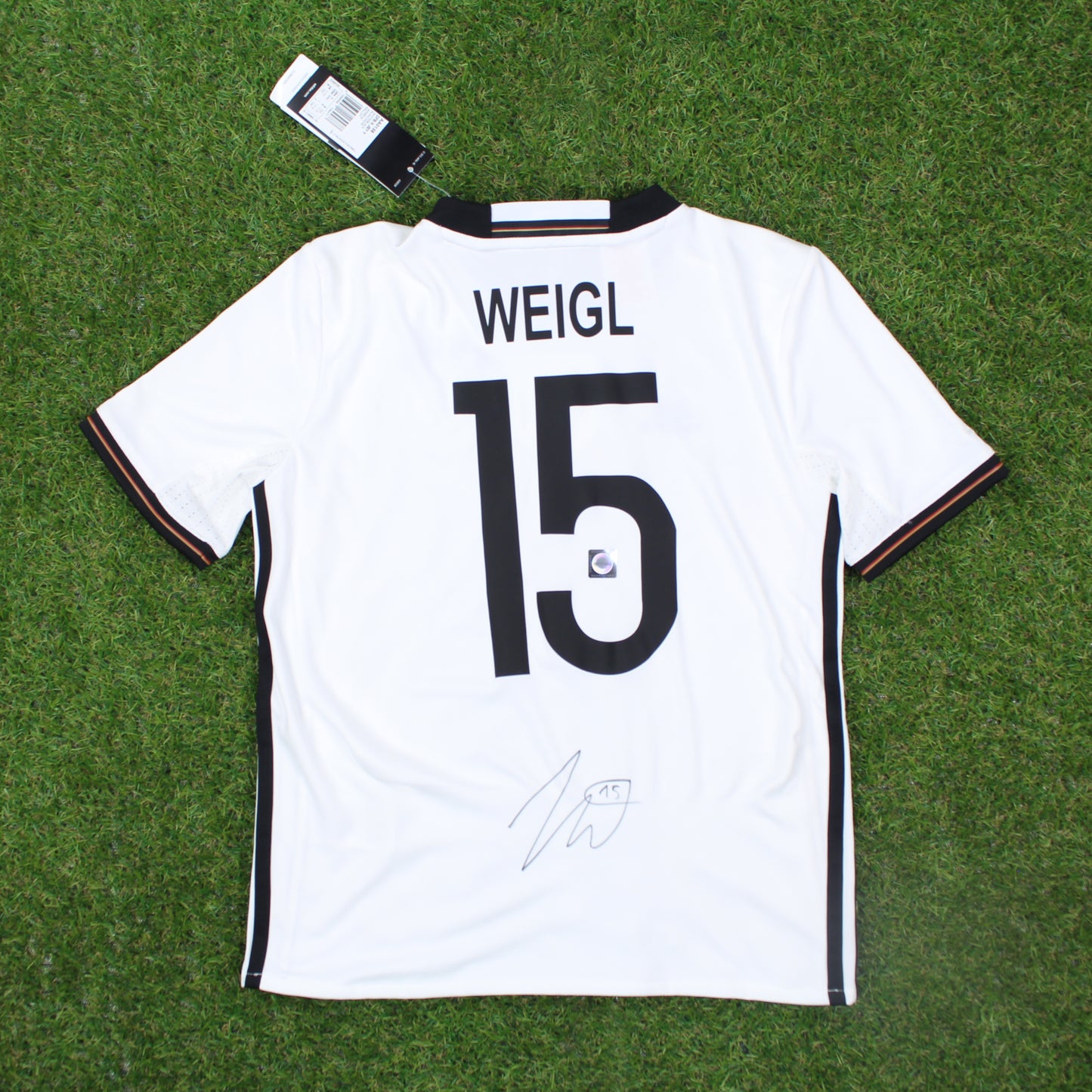 Deutschland 2016 Weigl Unterschrift Heimtrikot