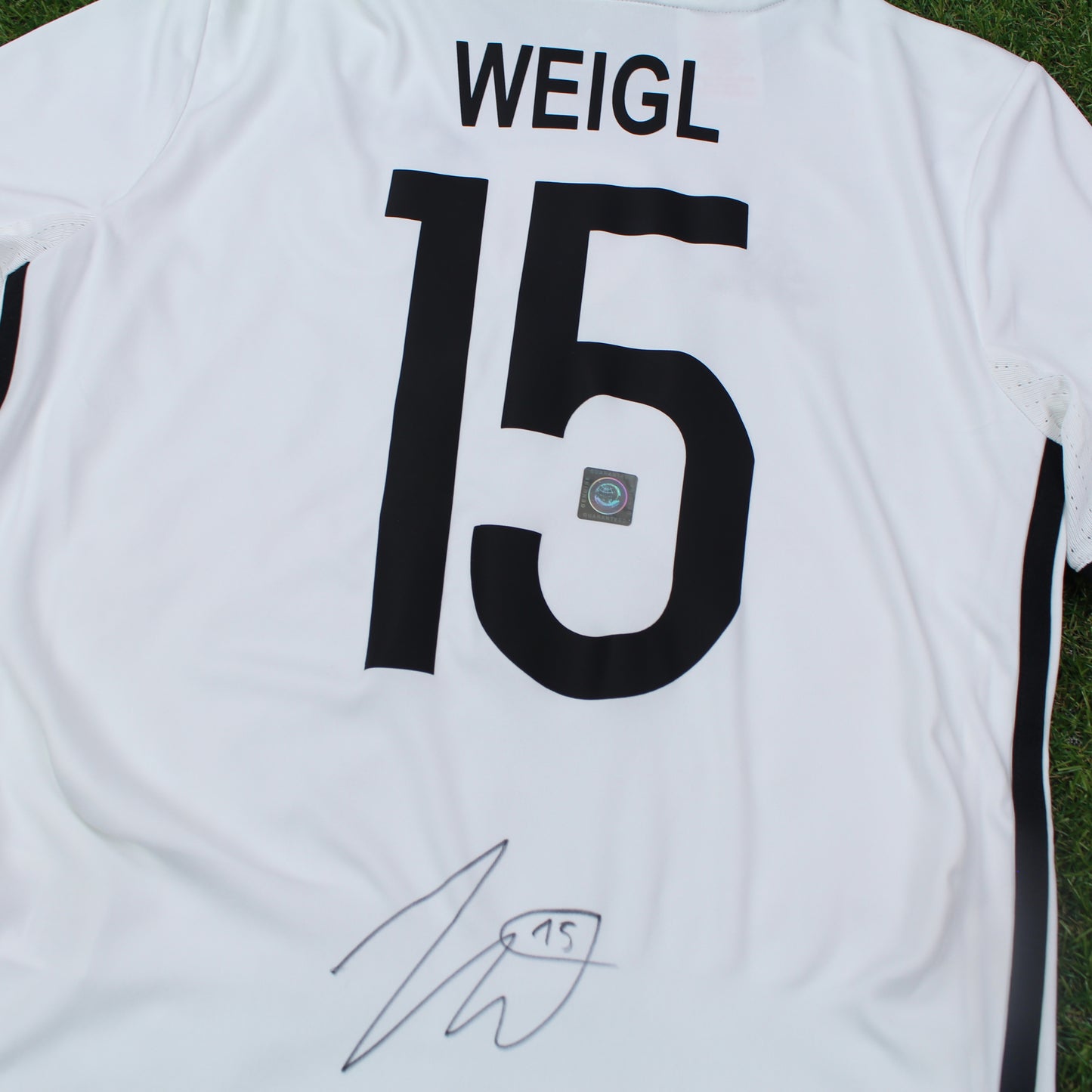 Deutschland 2016 Weigl Unterschrift Heimtrikot