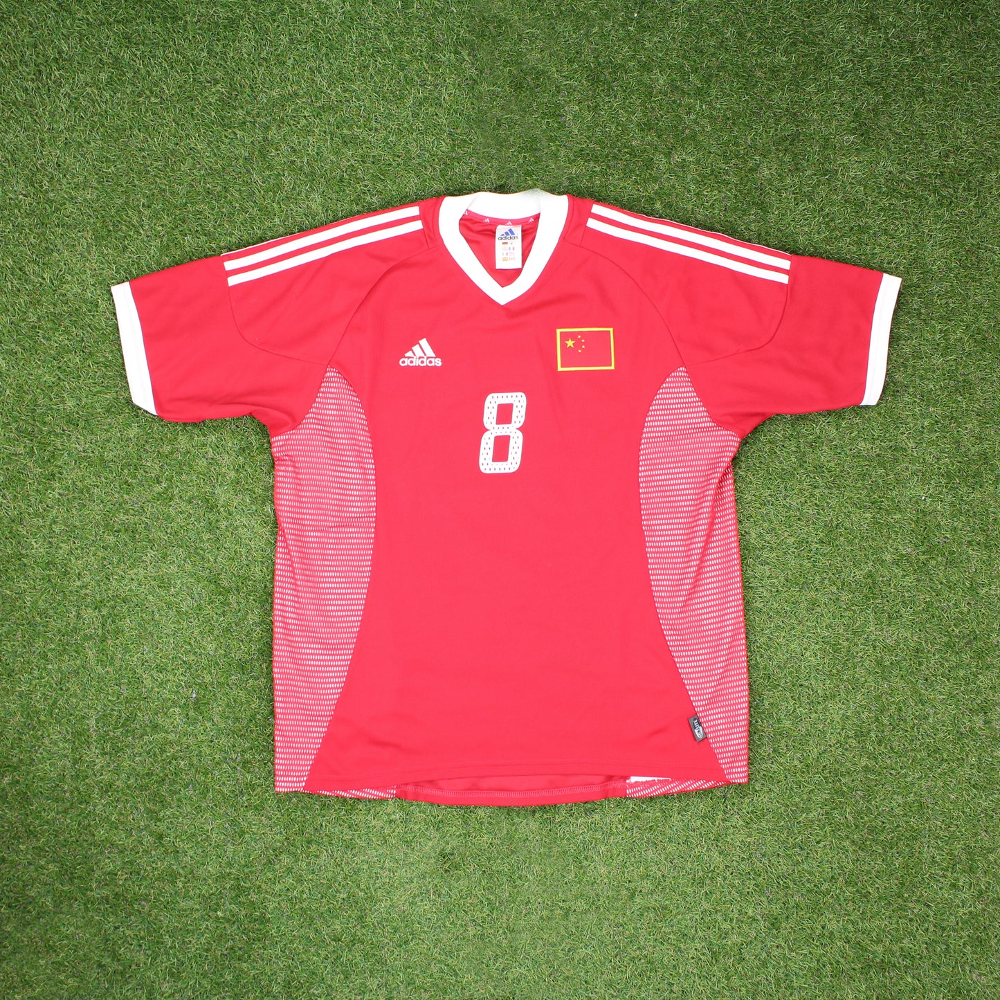China 2002 Li Tie #8 Heim Trikot