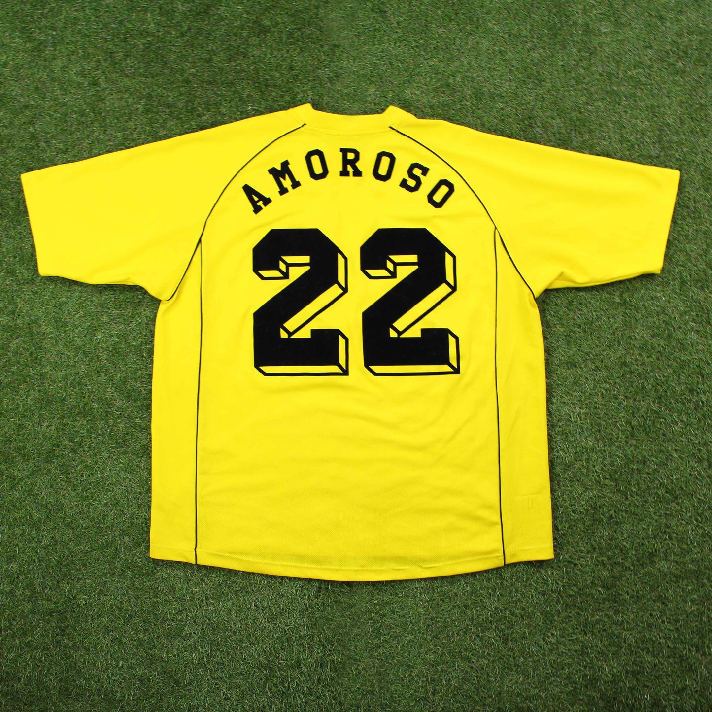 Borussia Dortmund 2001/02 Amoroso #22 Europa Heim Trikot