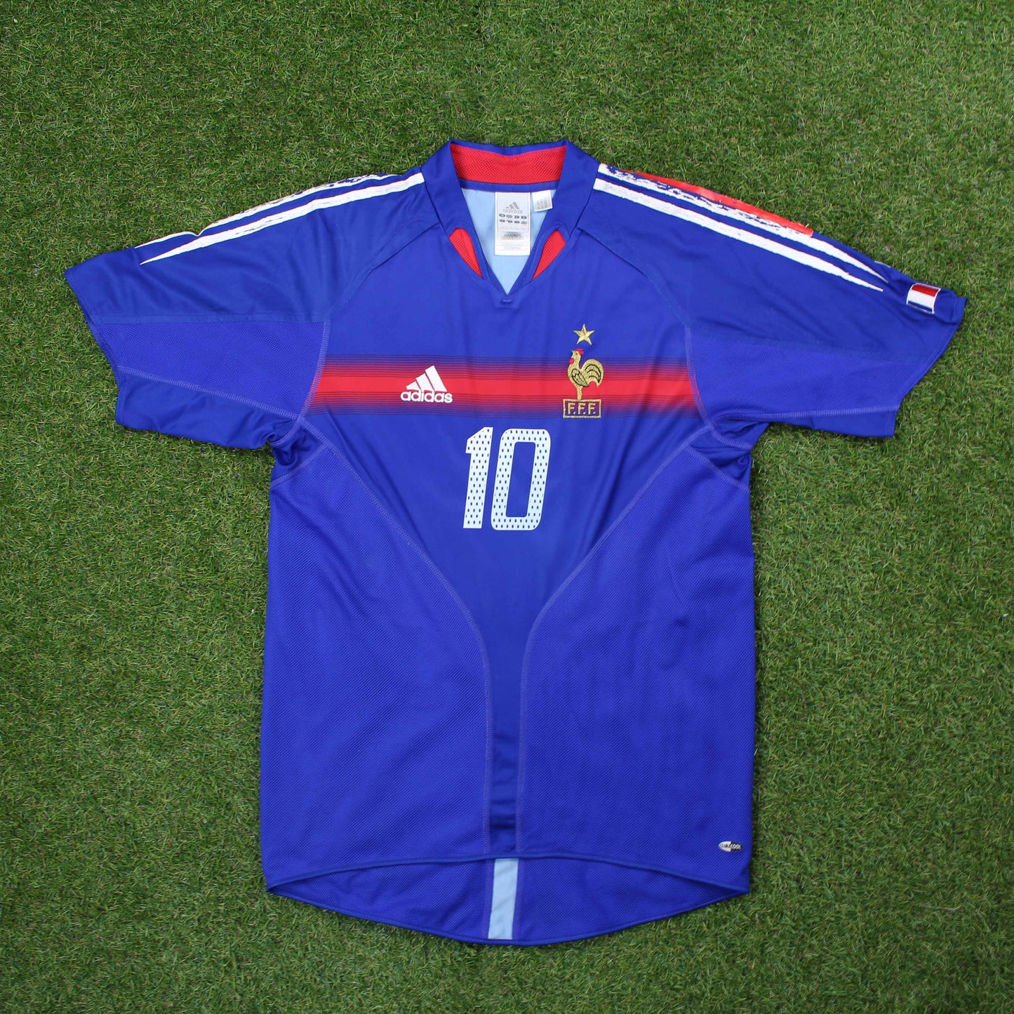 Frankreich 2004 Zidane #10 Heim Trikot