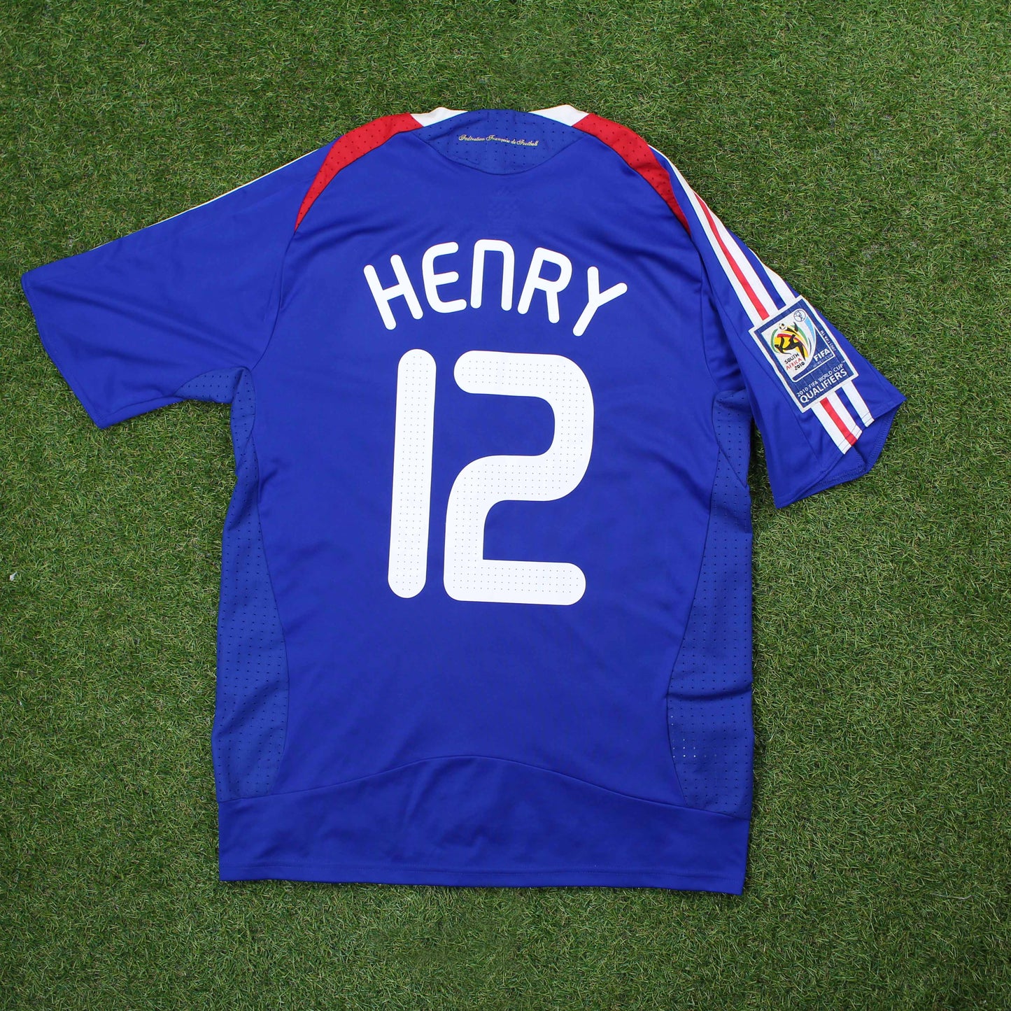 Frankreich 2008 Henry #12 Heim Trikot