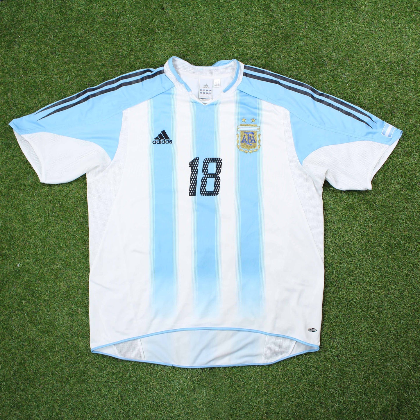Argentinien 2004 Messi #18 Heim Trikot