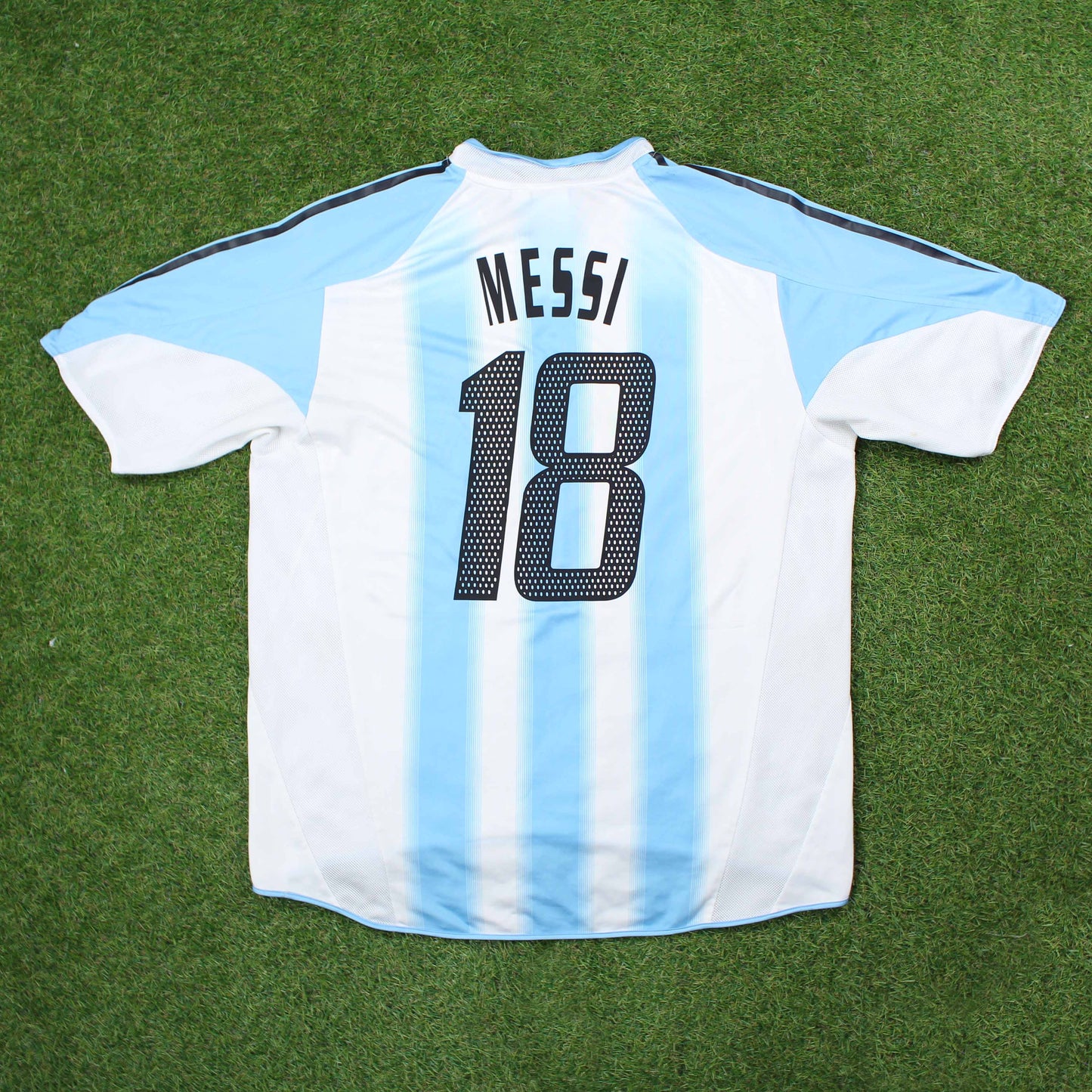 Argentinien 2004 Messi #18 Heim Trikot