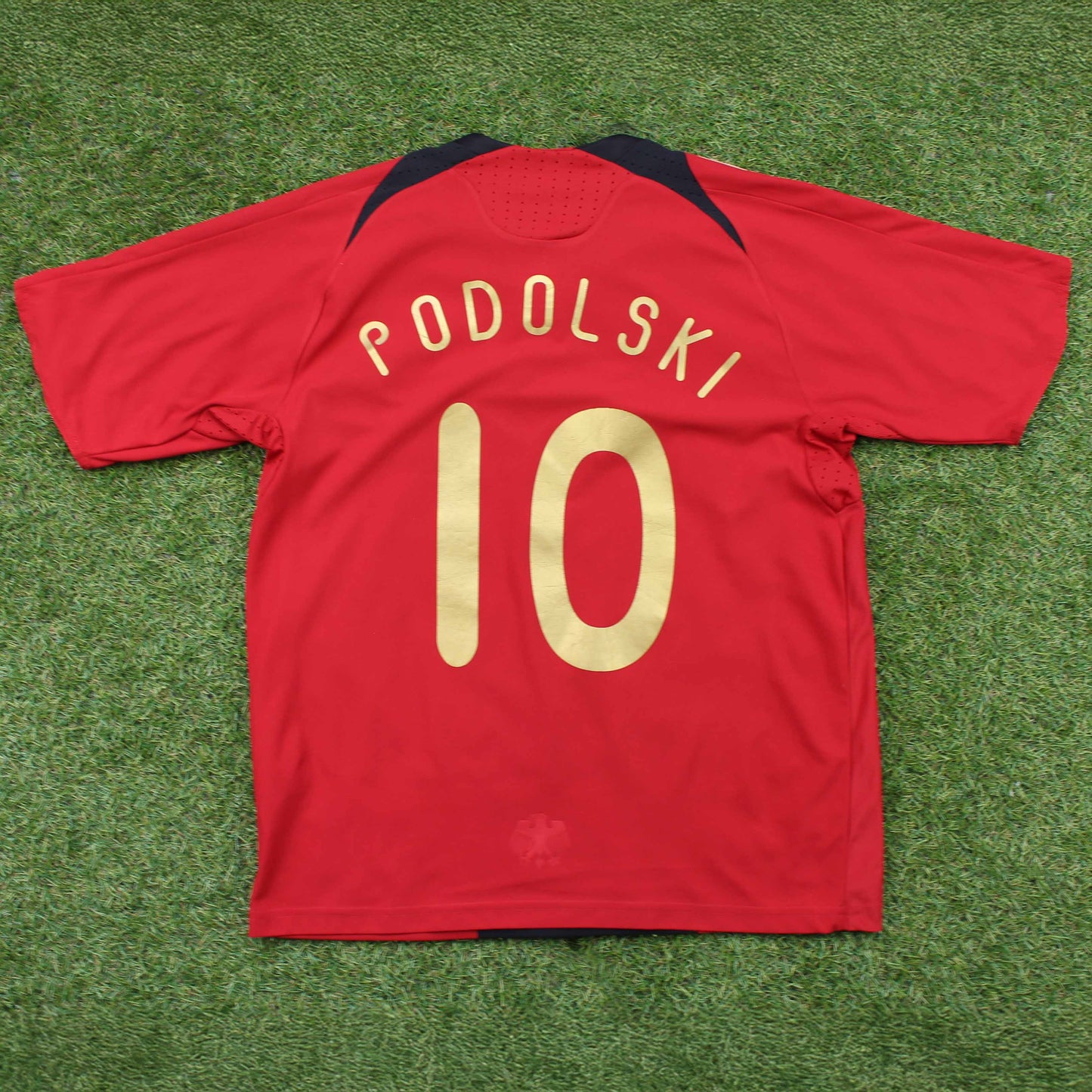 Deutschland 2008 Podolski #10 Auswärts Trikot