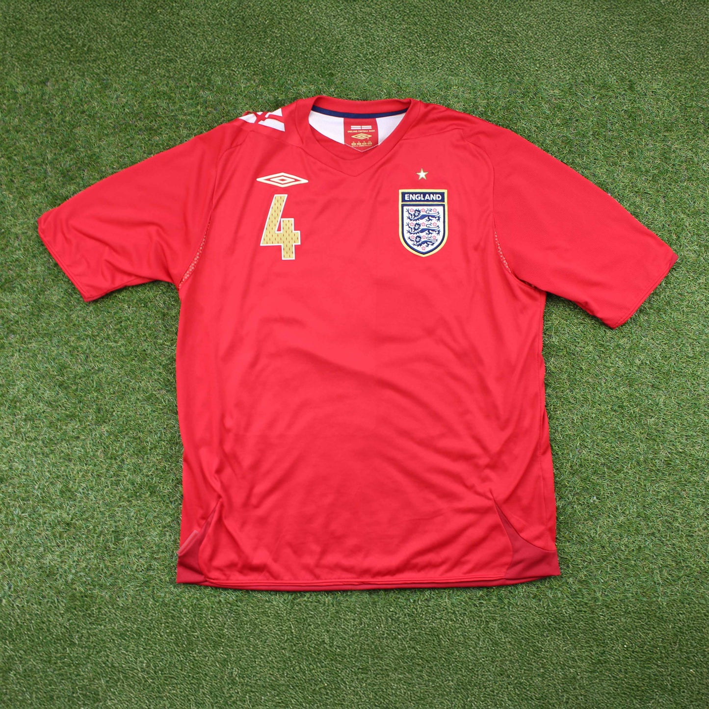 England 2006 Gerrard #4 Auswärts Trikot
