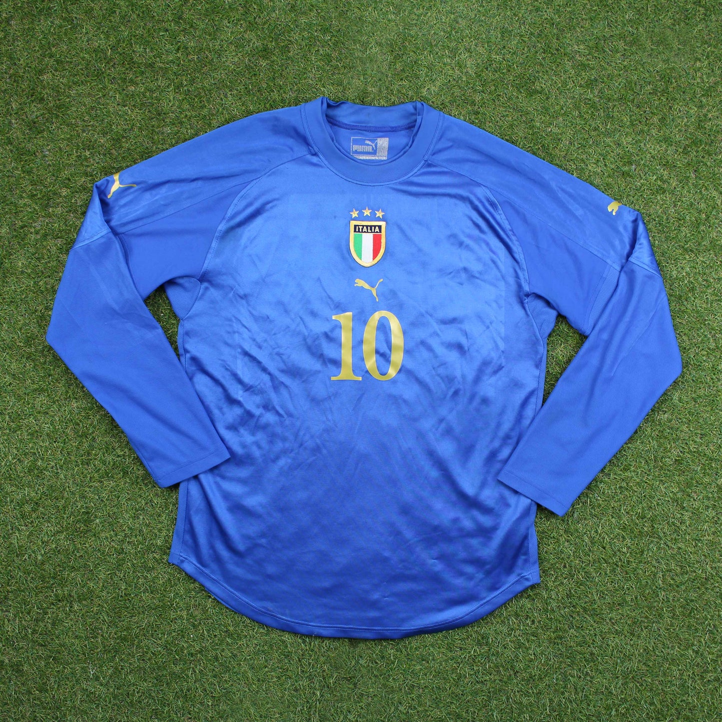 Italien 2004 Totti #10 Heim Trikot Longsleeve