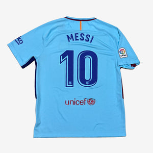 FC Barcelona 2017/18 Messi #10 Auswärts Trikot