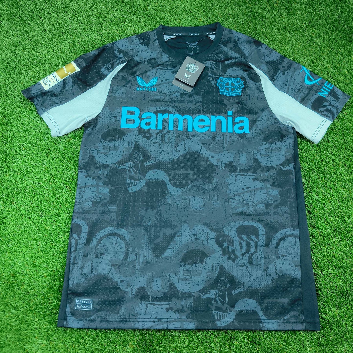 Bayer 04 Leverkusen 2024/25 Xhaka #34 Drittes Trikot (Neu mit Etikett)