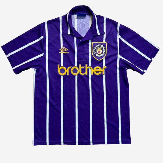 Manchester City 1993-95 Auswärts Trikot
