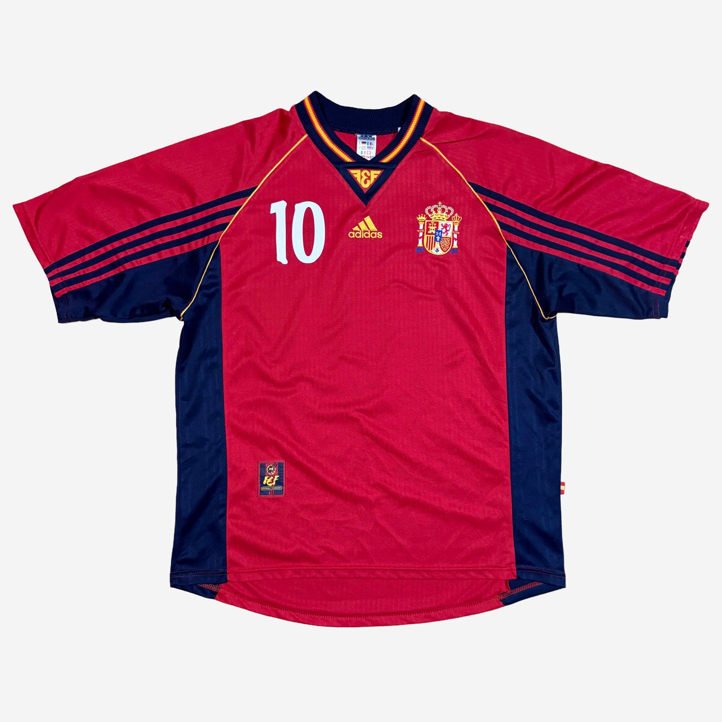 Spanien 1998 Raul #10 Heim Trikot