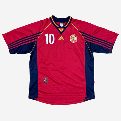 Spanien 1998 Raul #10 Heim Trikot