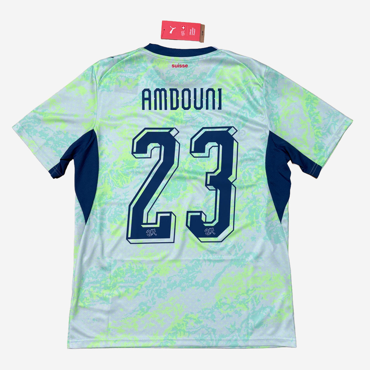 Schweiz 2026 Amdouni #23 Auswärts Trikot (Neu)