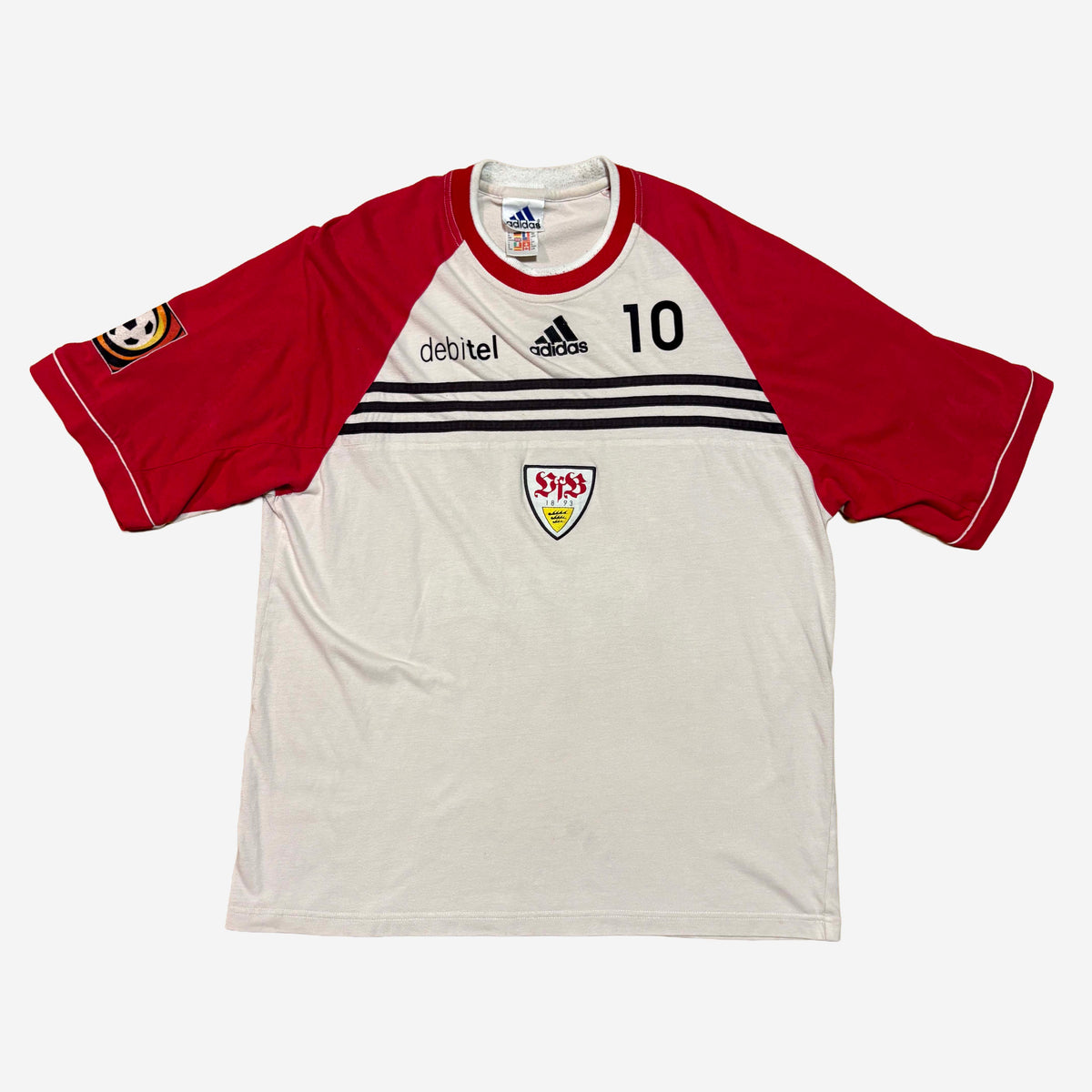 VfB Stuttgart 2001 Balakov #10 Matchworn Training Shirt