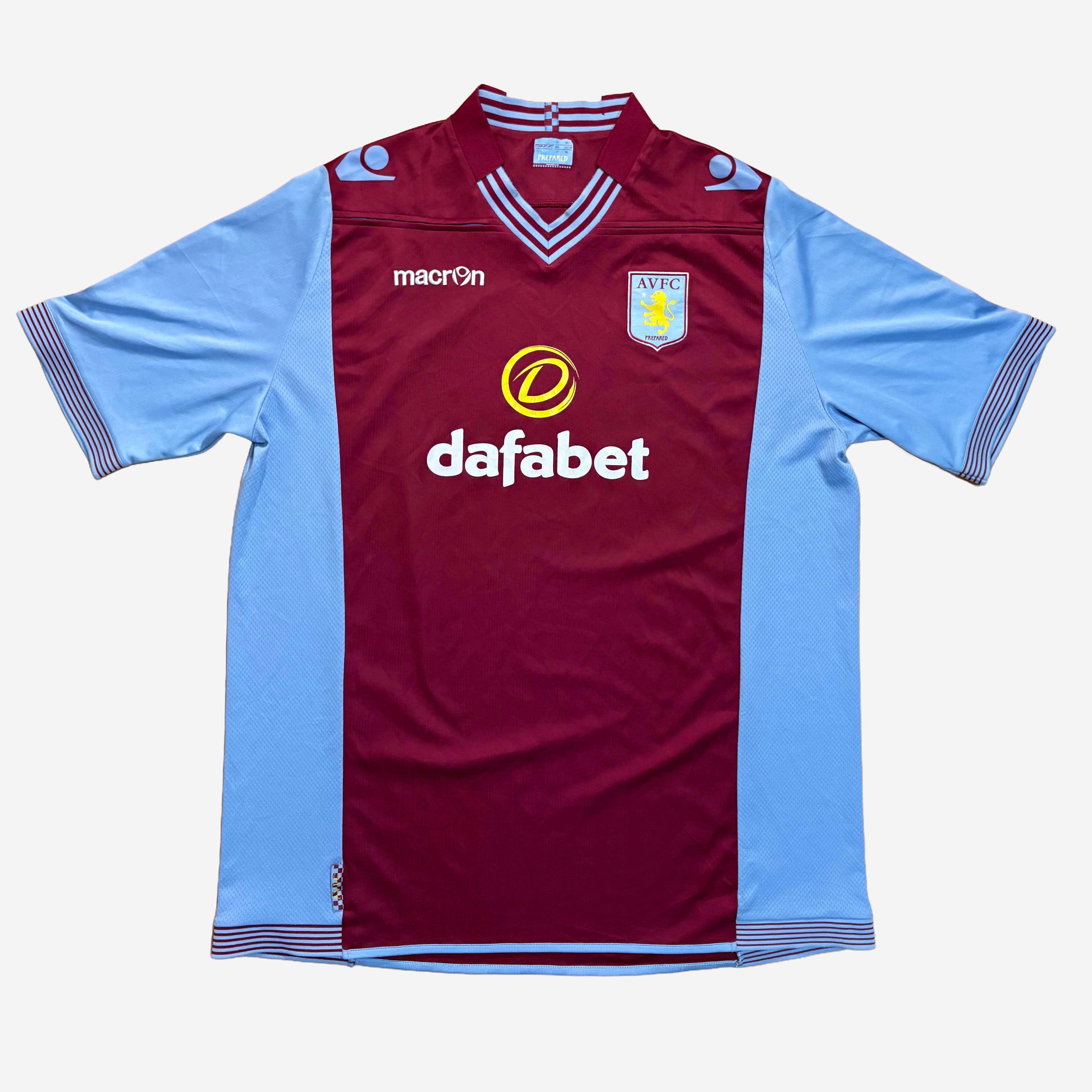 Aston Villa 2013/14 Grealish #40 Heim Trikot