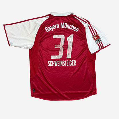 FC Bayern München 2003/04 #31 Schweinsteiger Heim Trikot