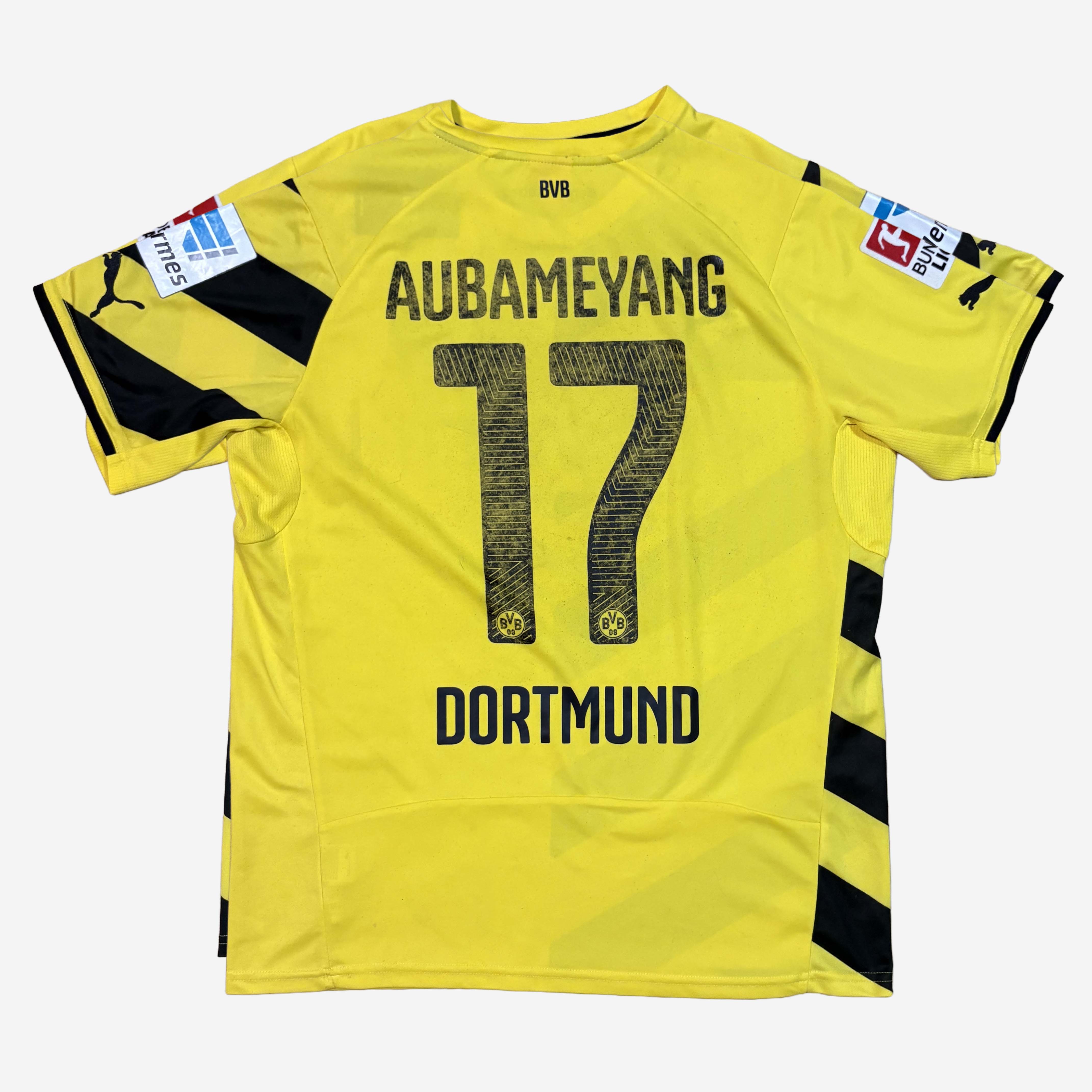 Borussia Dortmund 2014/15 Aubemeyang #17 Heim Trikot
