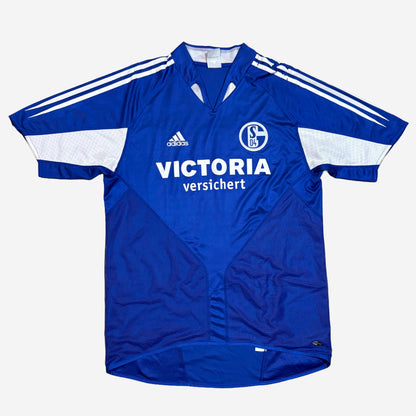 FC Schalke 04 2005/06 Larsen #9 Heim Trikot