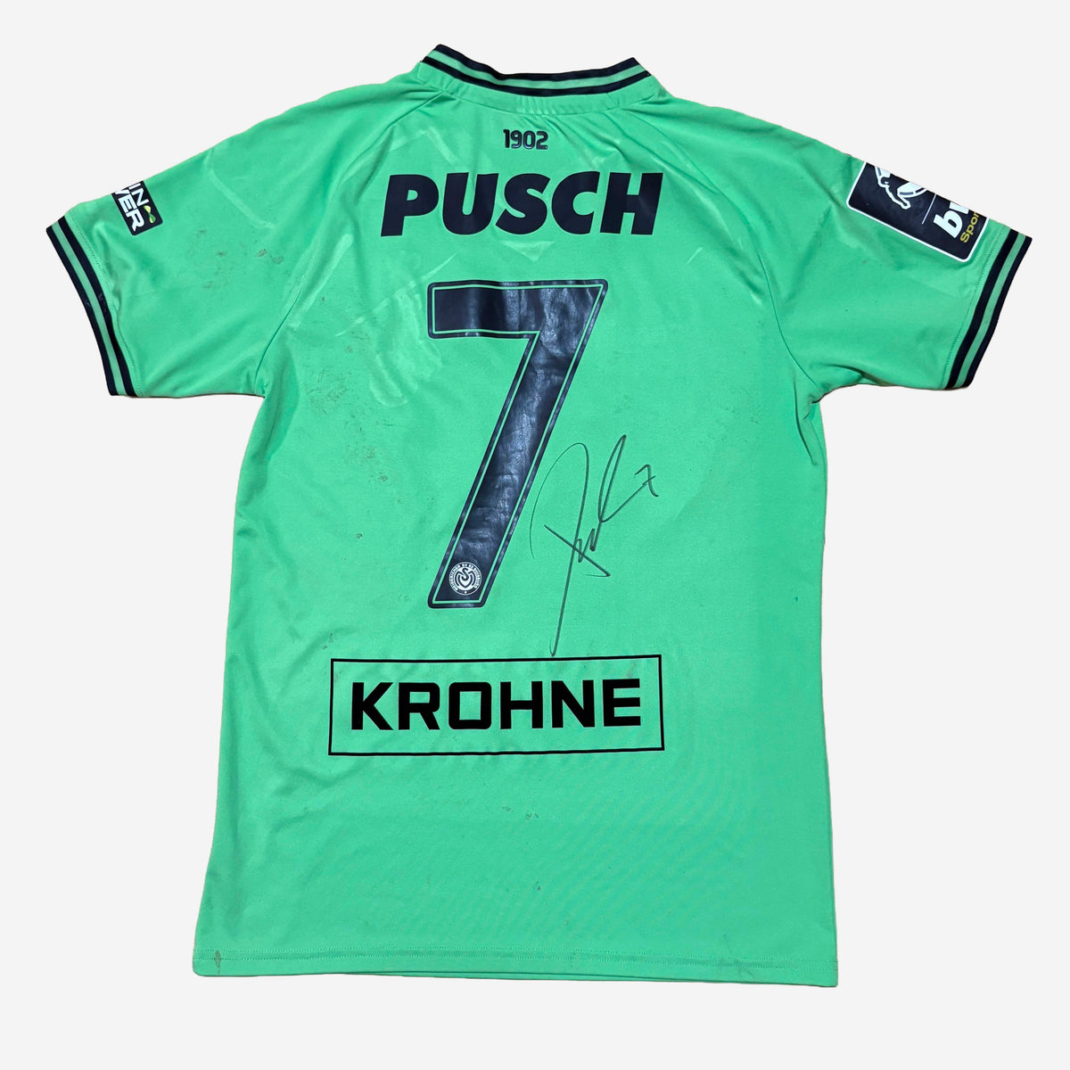 MSV Duisburg 2021/22 Pusch #7 Matchworn Trikot