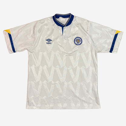 Leeds United 1990/91 Heim Trikot