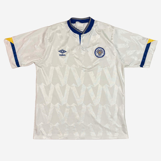 Leeds United 1990/91 Heim Trikot