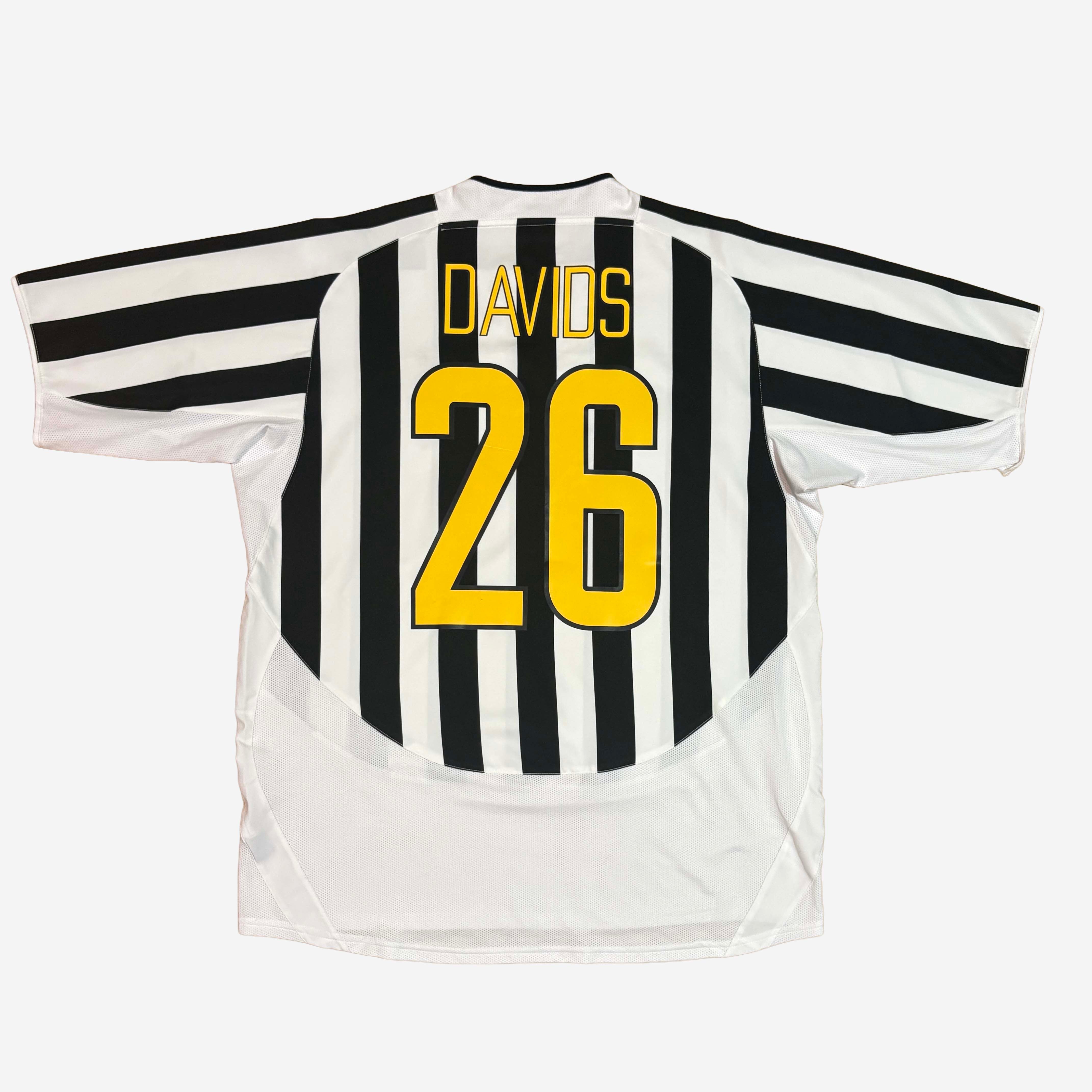 Juventus Turin 2003/04 Davids #26 Heim Trikot