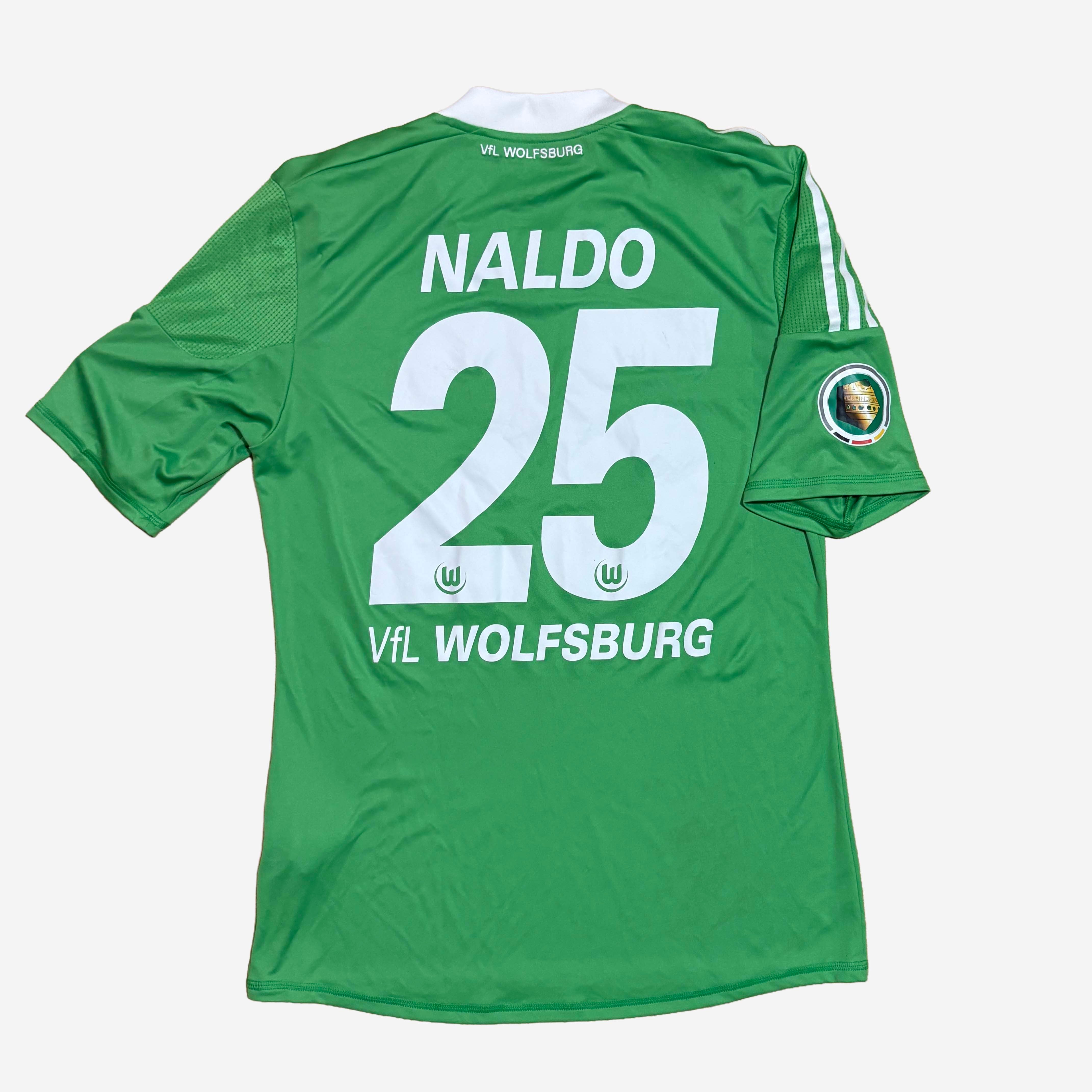 VfL Wolfsburg 2012/13 Naldo #25 Heim Trikot (Matchworn)