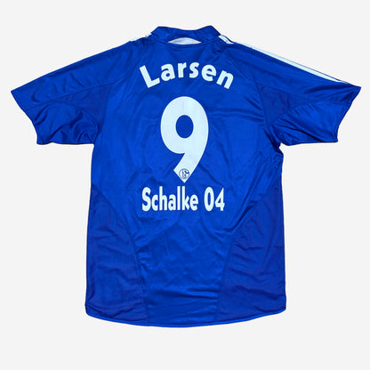 FC Schalke 04 2005/06 Larsen #9 Heim Trikot