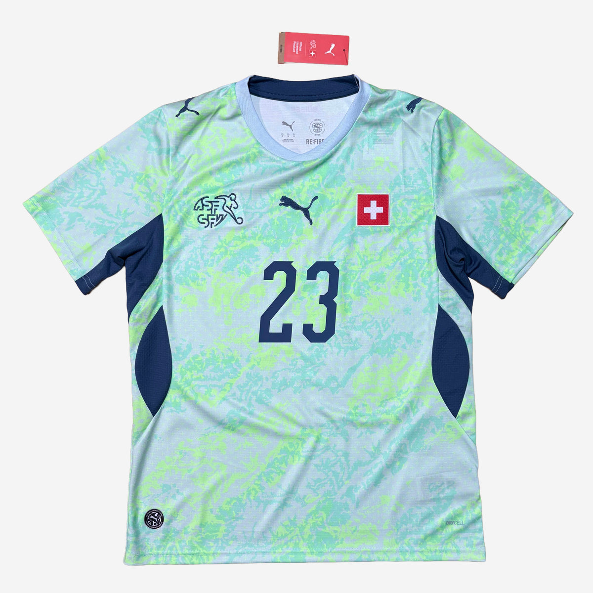 Schweiz 2026 Amdouni #23 Auswärts Trikot (Neu)
