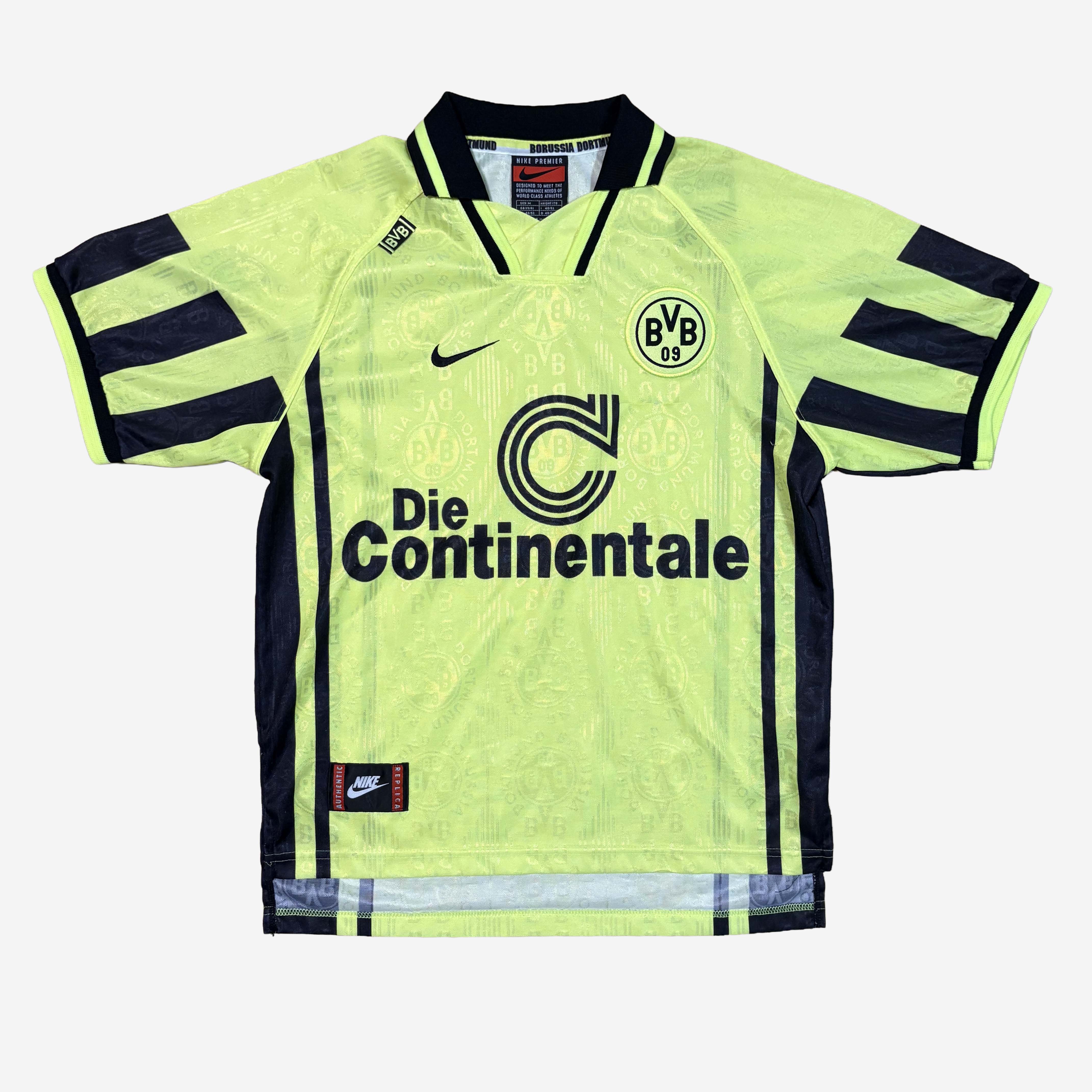 Borussia Dortmund 1996/97 Heim Trikot (+Möller Unterschrift)