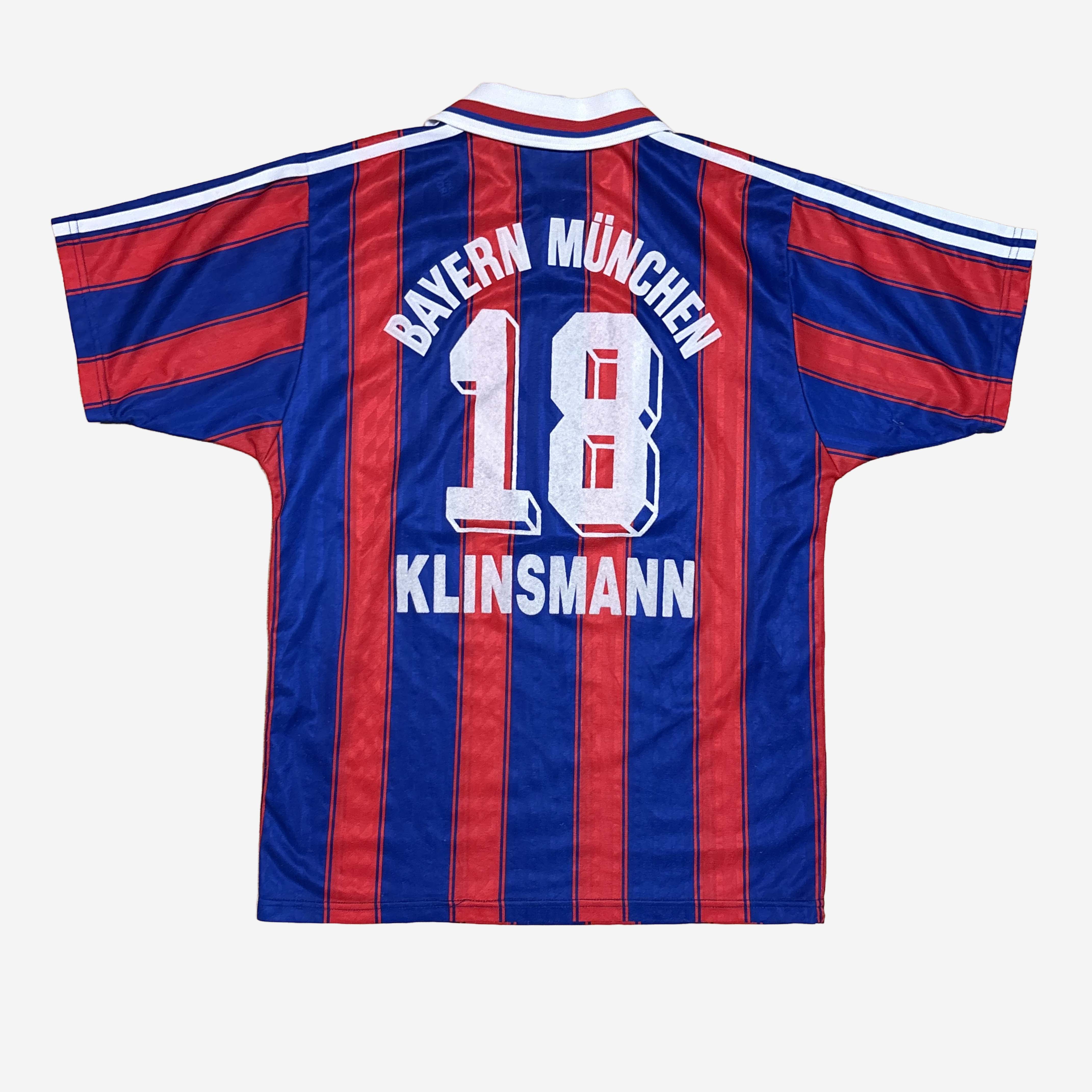 FC Bayern München 1995-97 Klinsmann #18 Heim Trikot