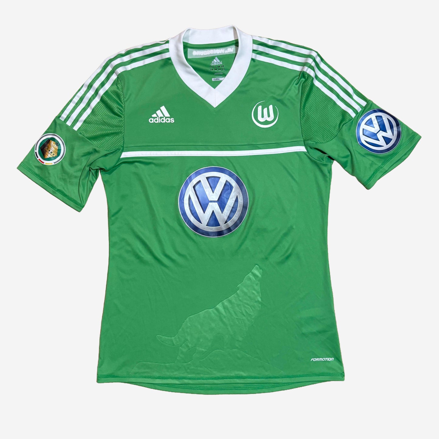 VfL Wolfsburg 2012/13 Naldo #25 Heim Trikot (Matchworn)