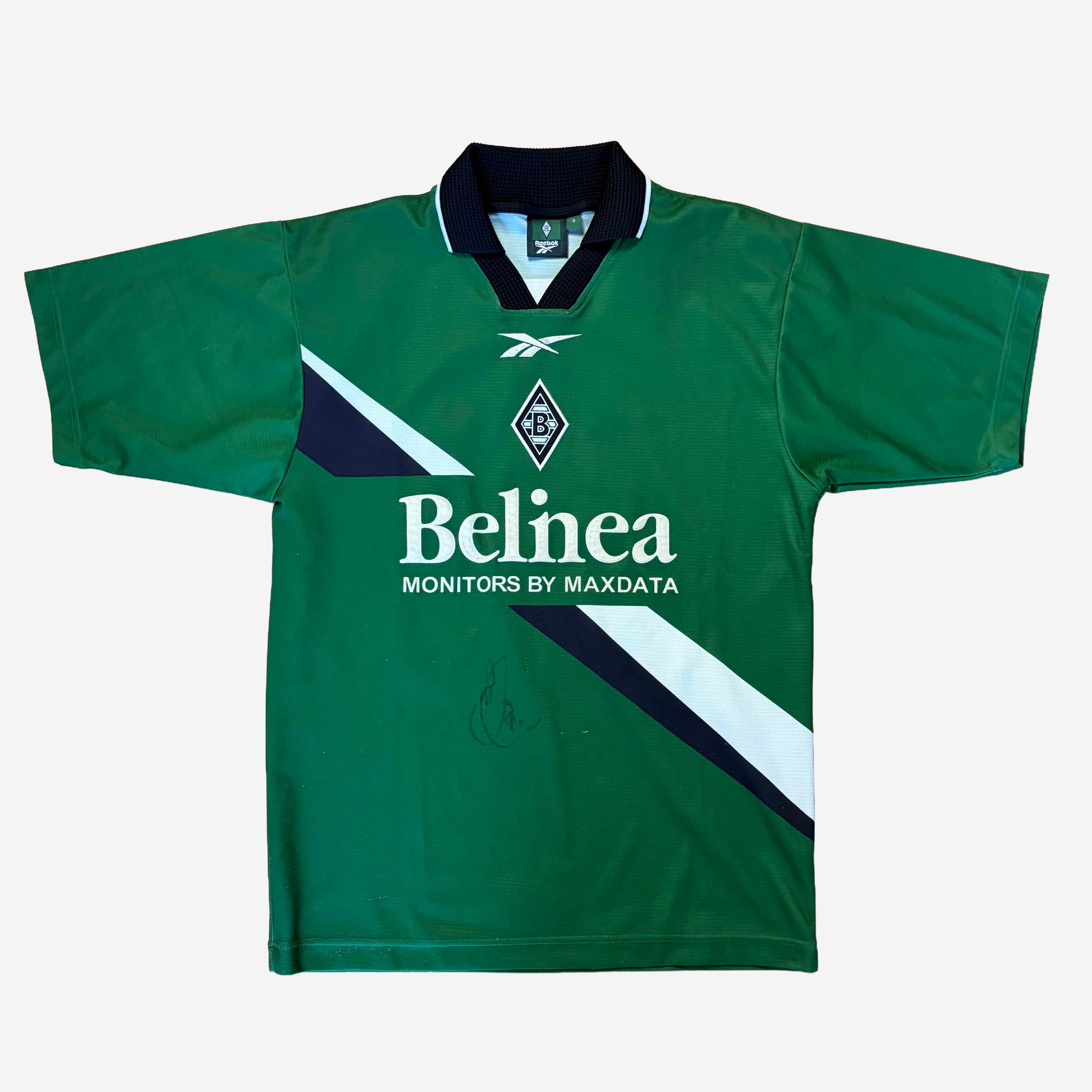 Borussia Mönchengladbach 1999/00 Polster #10 Auswärts Trikot + Unterschrift