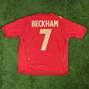 England 2006 Beckham #7 Auswärts Trikot