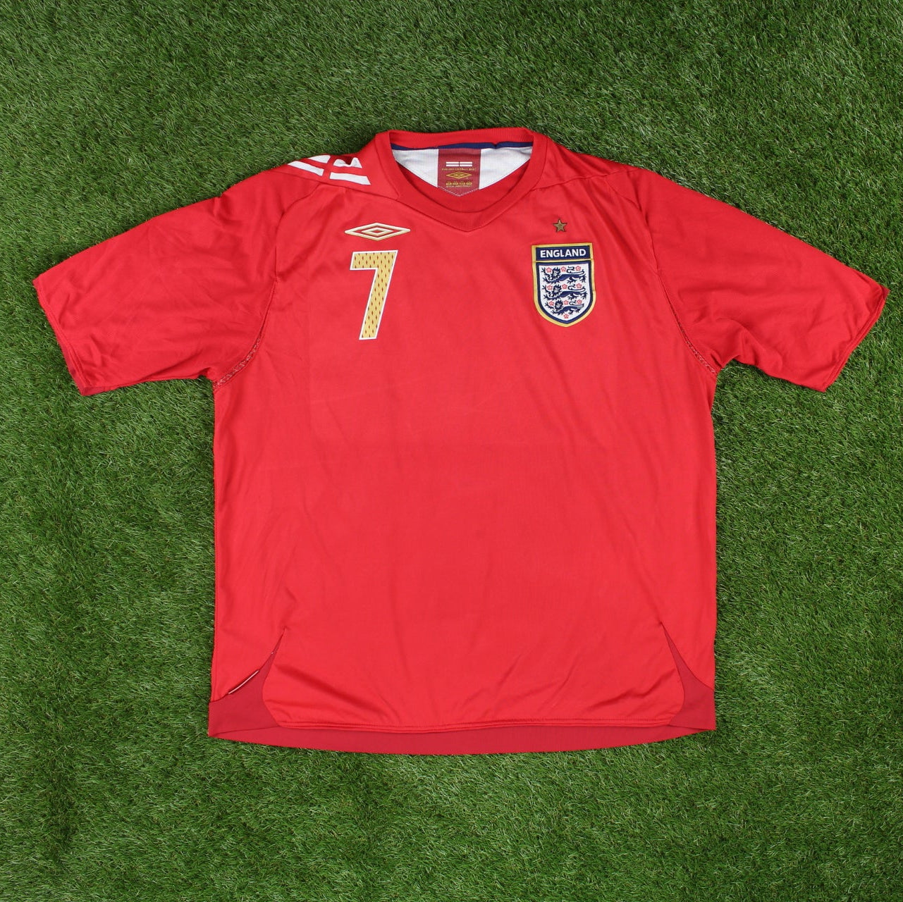 England 2006 Beckham #7 Auswärts Trikot