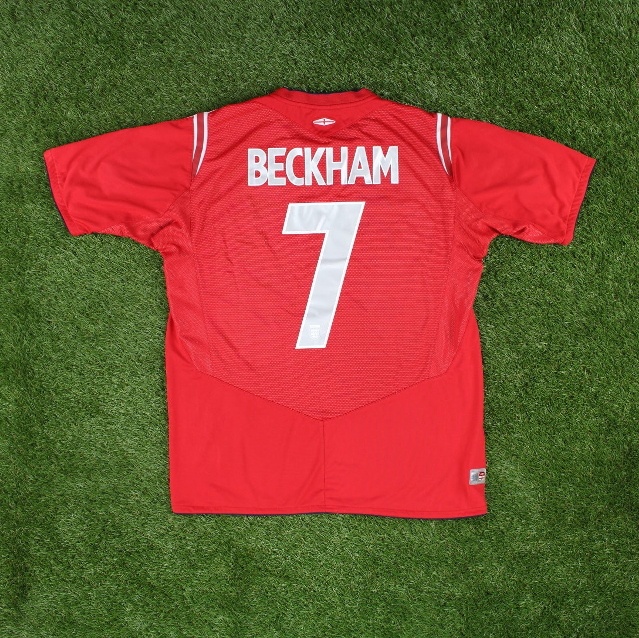 England 2004 Beckham #7 Auswärts Trikot