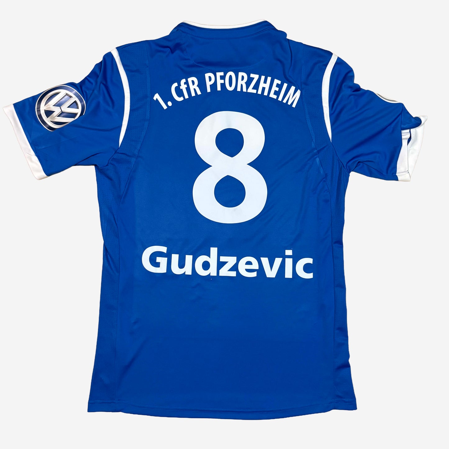 1. CfR Pforzheim 2018 Gudzevic #8 DfB-Pokal Trikot (Matchworn)