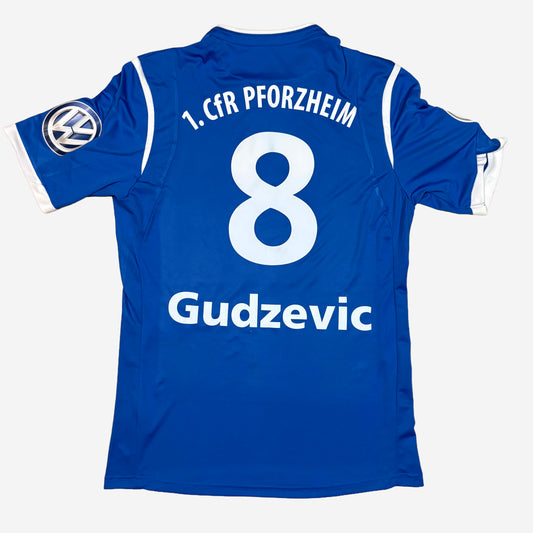 1. CfR Pforzheim 2018 Gudzevic #8 DfB-Pokal Trikot (Matchworn)