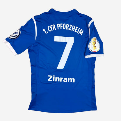 1. CfR Pforzheim 2018 Zinram #7 DfB-Pokal Trikot (Matchworn)