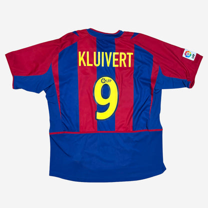 FC Barcelona 2002/03 Kluivert #9 Heim Trikot