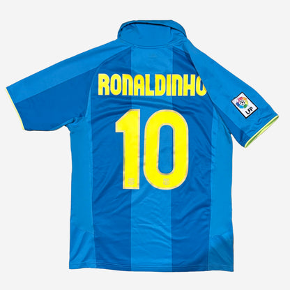 FC Barcelona 2007/08 Ronaldinho #10 Auswärts Trikot