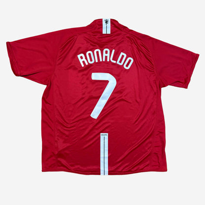 Manchester United 2007/08 Ronaldo #7 Champions League Heim Trikot