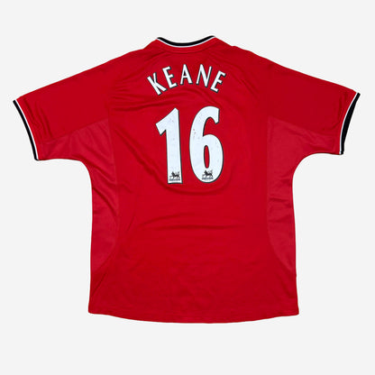 Manchester United 2000-02 Keane #16 Heim Trikot