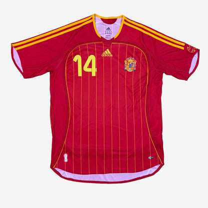 Spanien 2006 Alonso #14 Heim Trikot