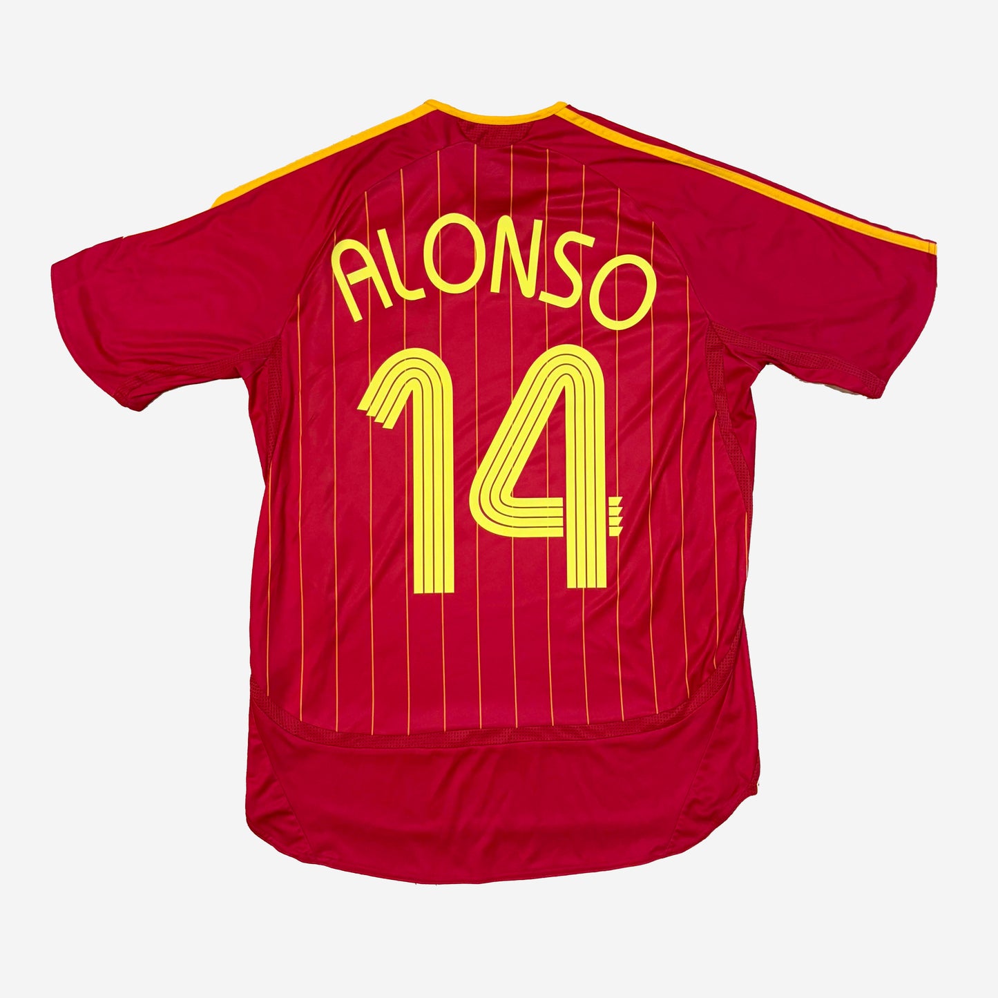 Spanien 2006 Alonso #14 Heim Trikot