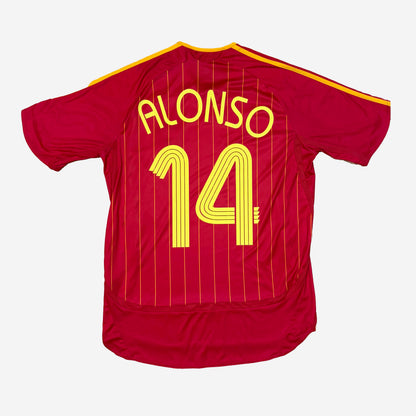Spanien 2006 Alonso #14 Heim Trikot