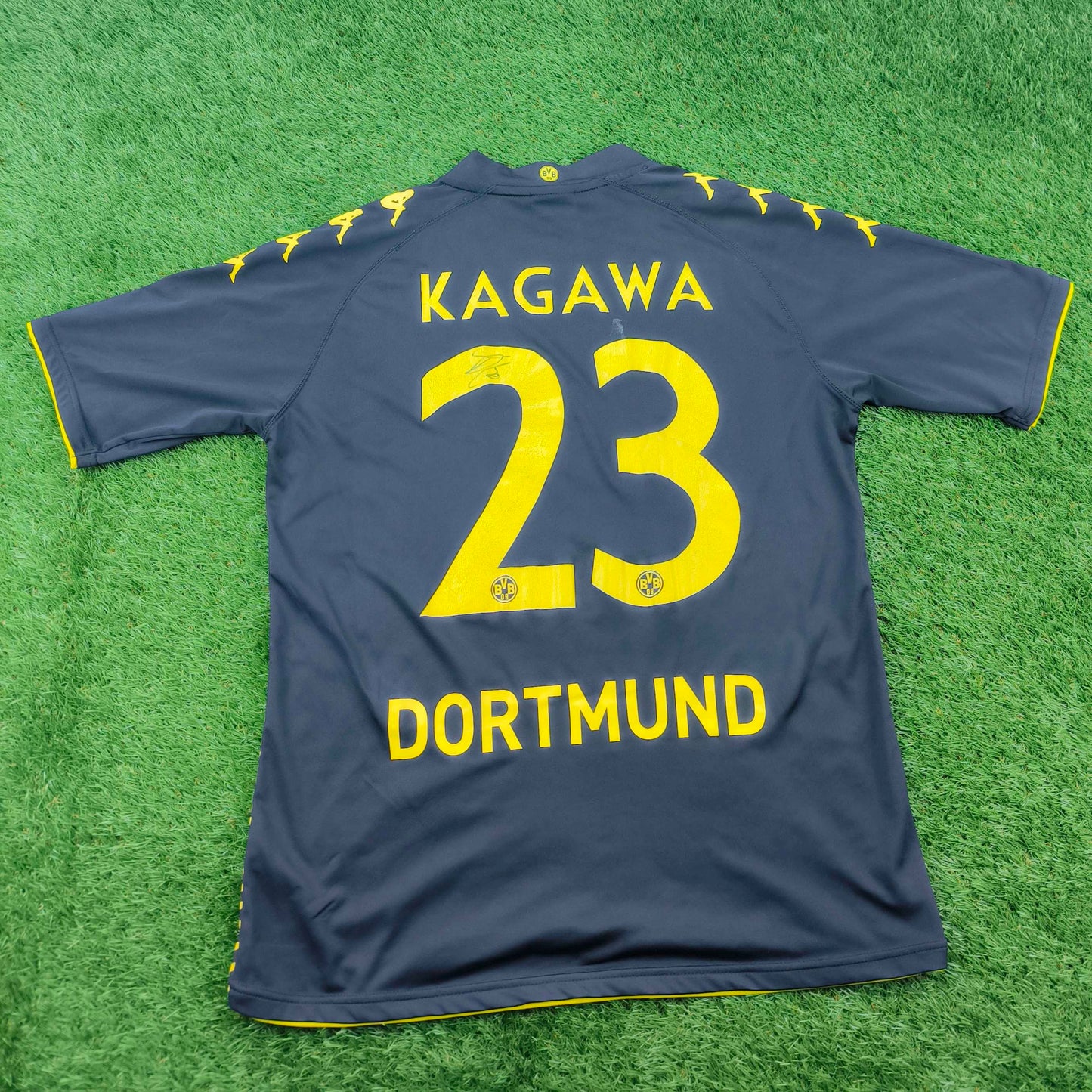 Borussia Dortmund 2009/10  Kagawa #23 Auswärts Trikot (+ Unterschrift)